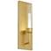 Linger 15 1/4" High Natural Brass LED Wall Sconce