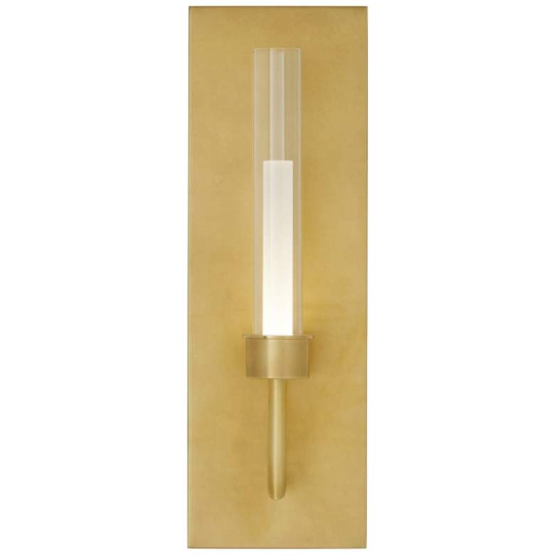 Image 4 Linger 15 1/4" High Natural Brass LED Wall Sconce more views