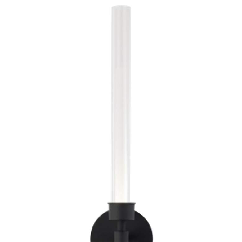 Image 2 Linger 32 1/4" High Nightshade Black 2-Light LED Wall Sconce more views