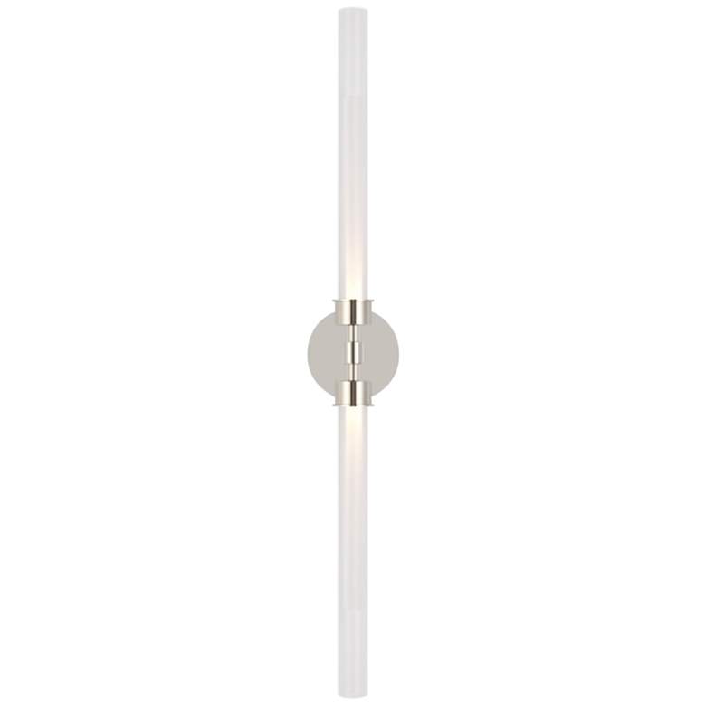 Image 3 Linger 32 1/4" High Polished Nickel 2-Light LED Wall Sconce more views
