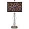 Linger Giclee Apothecary Clear Glass Table Lamp