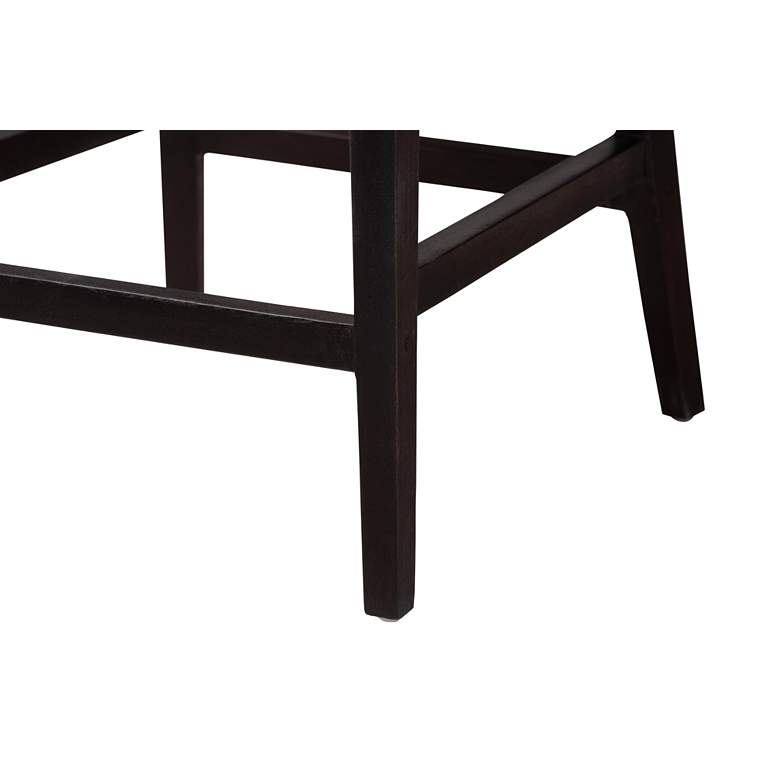 Image 4 Lingga Bohemian Wood Counter Stool more views