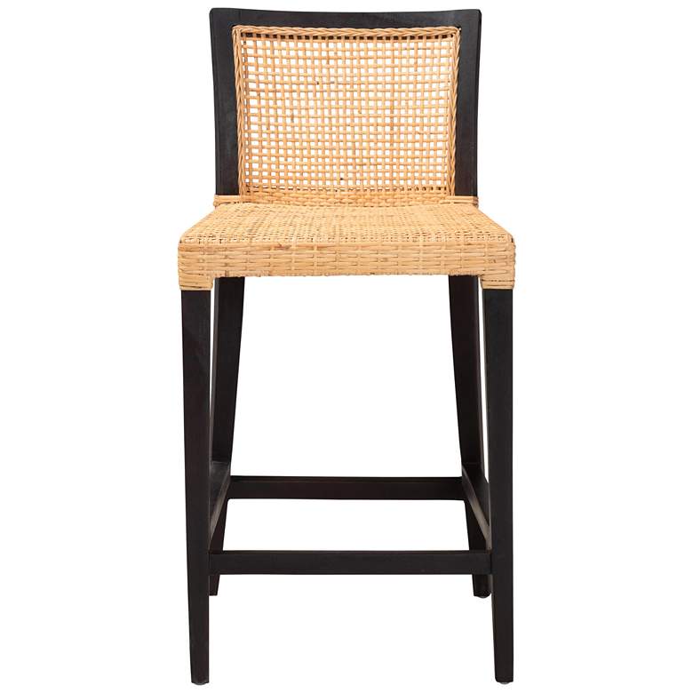 Image 6 Lingga Bohemian Wood Counter Stool more views