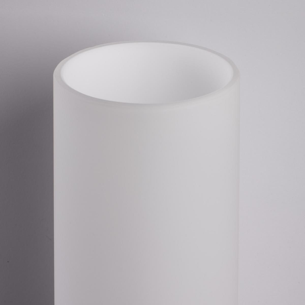 Image 7 Link 2 Light 21" High Wall Sconce with White Glass - Brushed Nickel more views