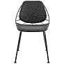 3_Linnea Black Fabric Side Chairs Set of 2 more views