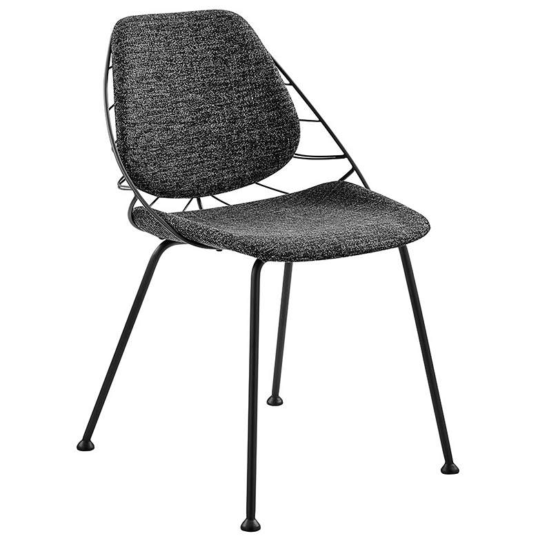 Image 4 Linnea Black Fabric Side Chairs Set of 2 more views
