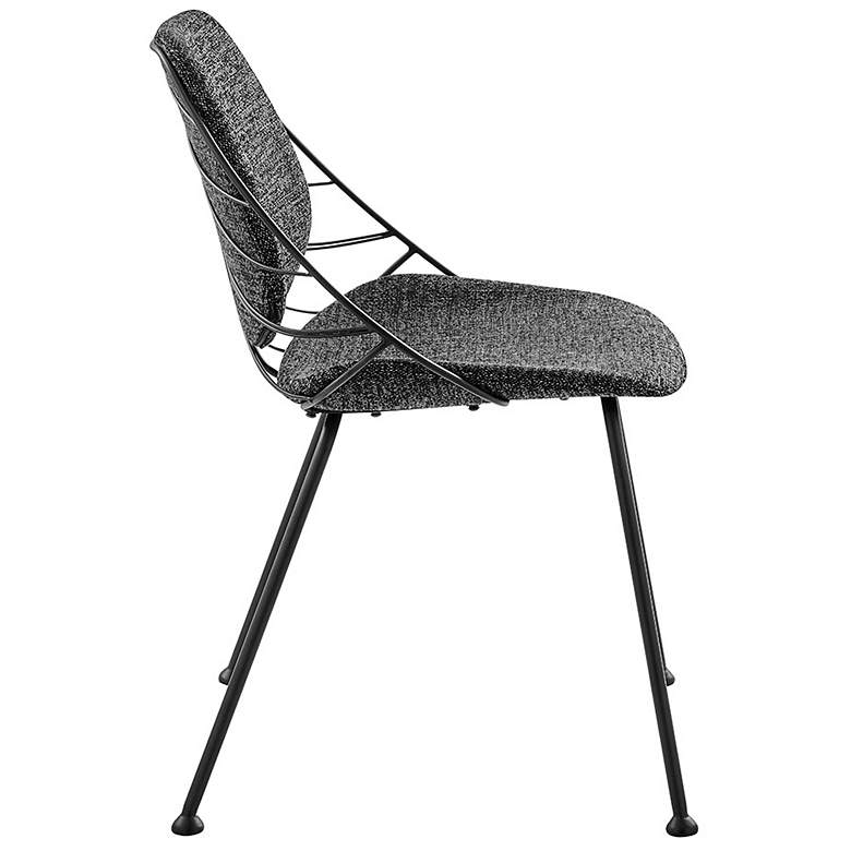Image 5 Linnea Black Fabric Side Chairs Set of 2 more views