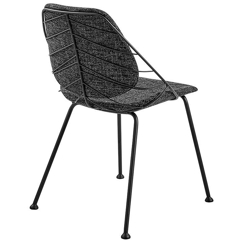 Image 6 Linnea Black Fabric Side Chairs Set of 2 more views