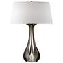 Lino 25.3" High Bronze Table Lamp With Flax Shade