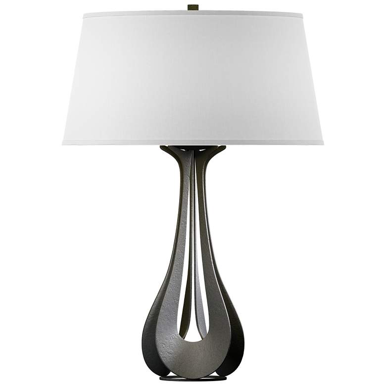 Image 1 Lino 25.3 inch High Natural Iron Table Lamp With Natural Anna Shade