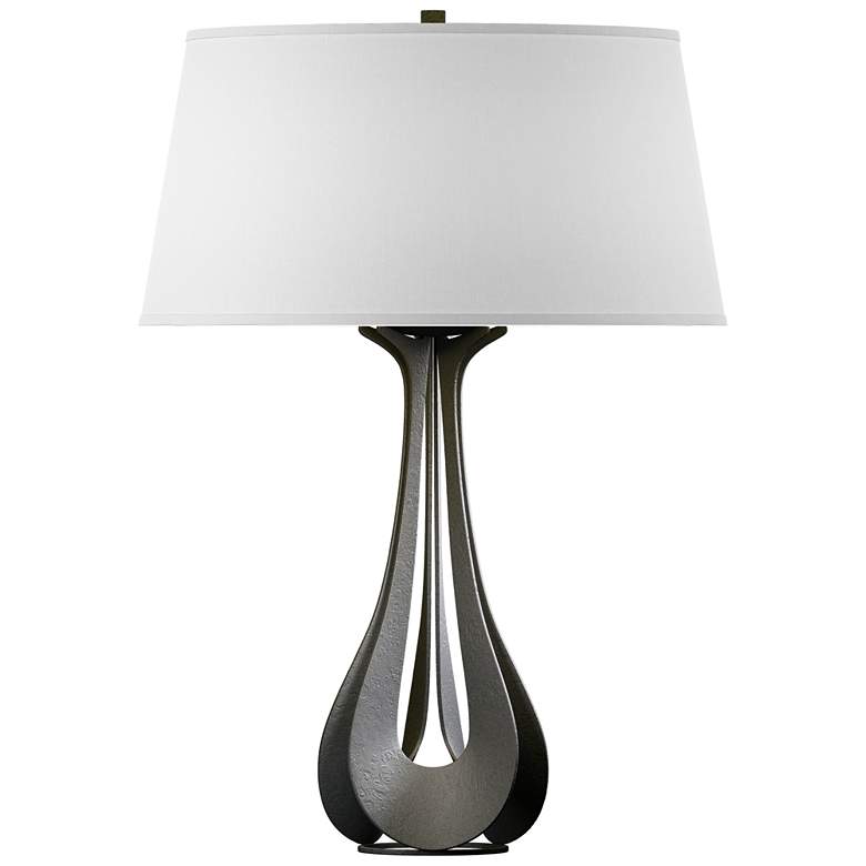 Image 1 Lino 25.3" High Natural Iron Table Lamp With Natural Anna Shade