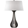 Lino 25.3" High Oil Rubbed Bronze Table Lamp With Flax Shade