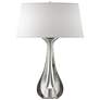 Lino 25.3" High Sterling Table Lamp With Flax Shade