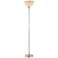 Linterna Bamboo Shade Torchiere Floor Lamp by Lite Source 