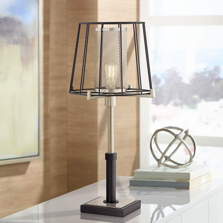 Image 1 Linus Metal Farmhouse Table Lamp