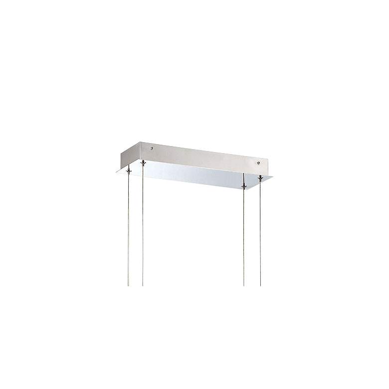 Image 3 Linwood 30 3/4" Wide Chrome 128-Light LED Cage Chandelier more views