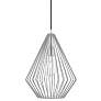 Linz 1 Light Nordic Gray with Polished Chrome Accents Pendant