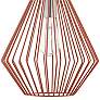 Linz 1 Light Shiny Red with Polished Chrome Accents Pendant in scene
