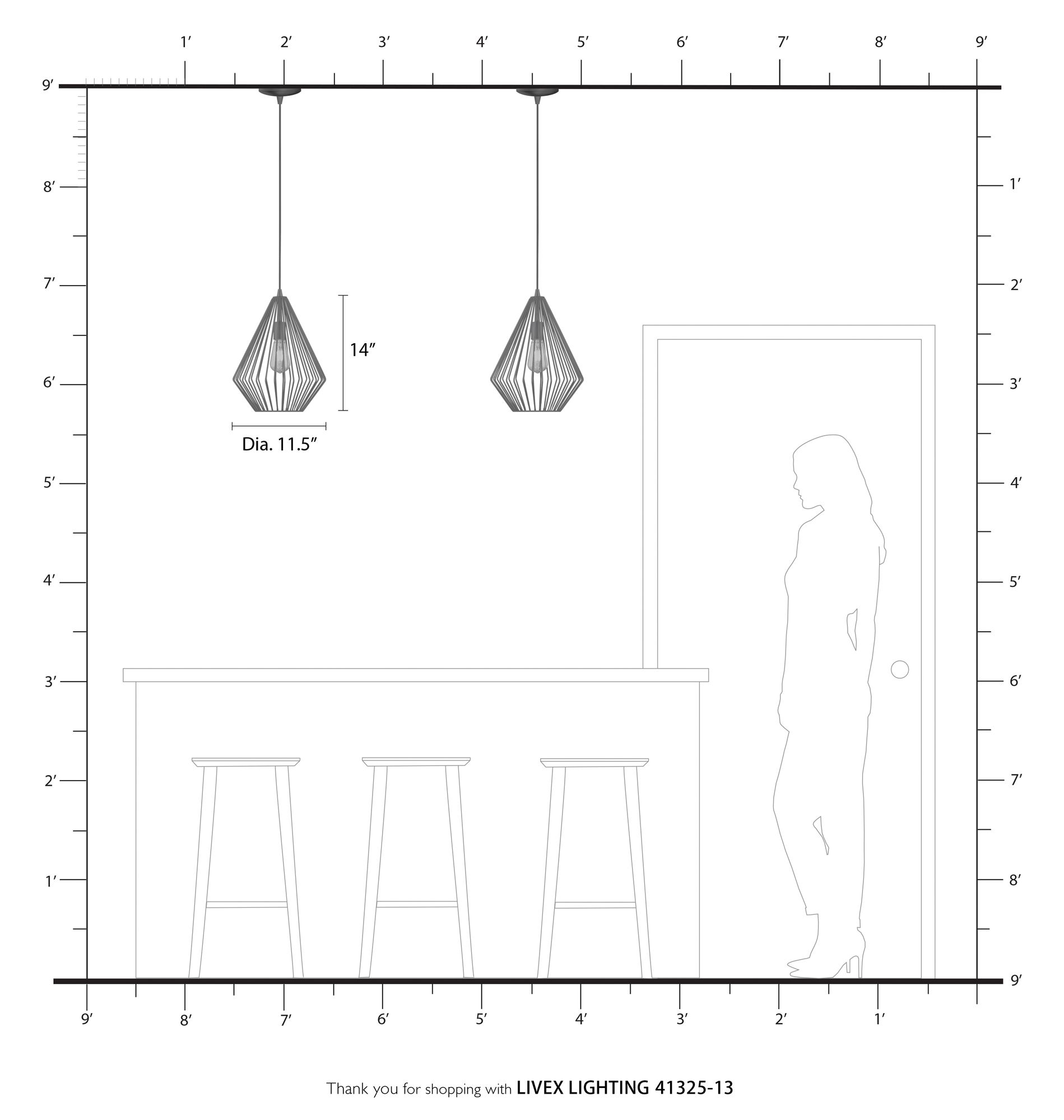 Linz 1 Light Textured White with Antique Brass Accents Pendant