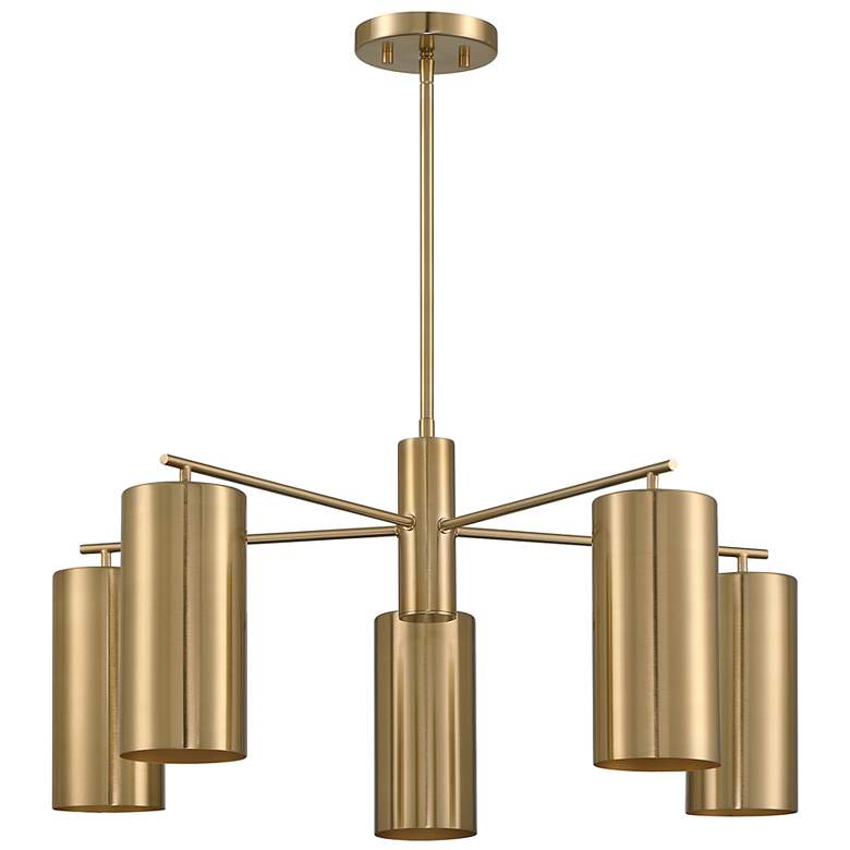 Image 2 Lio 5-Light Chandelier in Noble Brass by Breegan Jane more views