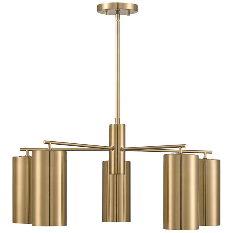 Image 3 Lio 5-Light Chandelier in Noble Brass by Breegan Jane more views