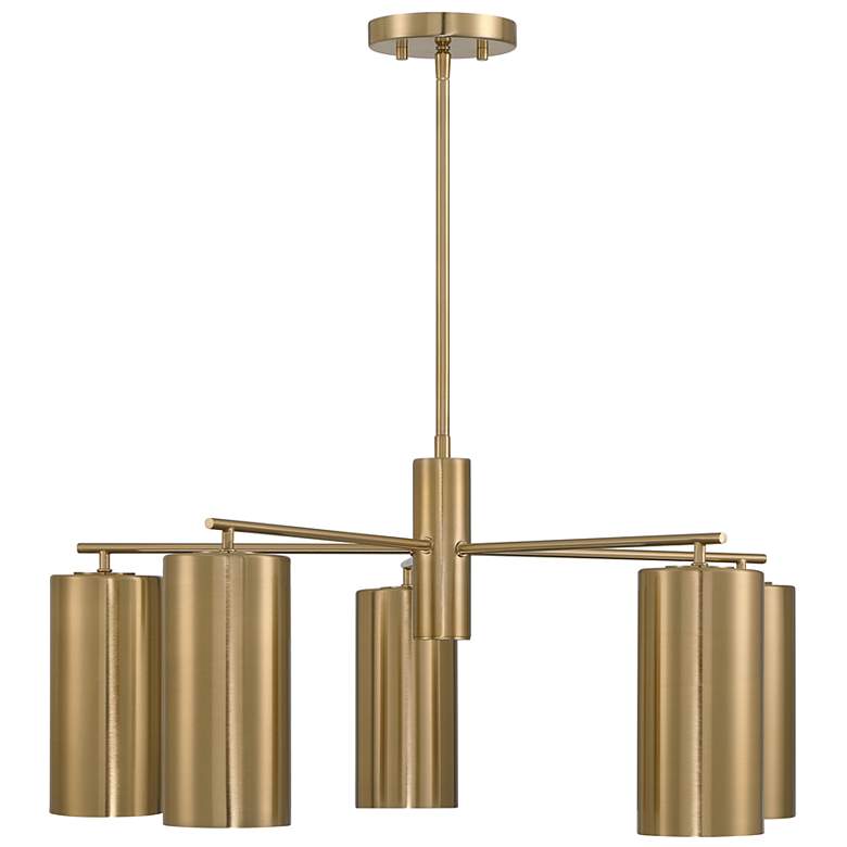 Image 5 Lio 5-Light Chandelier in Noble Brass by Breegan Jane more views