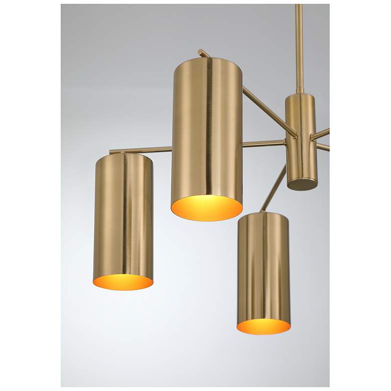 Image 6 Lio 5-Light Chandelier in Noble Brass by Breegan Jane more views