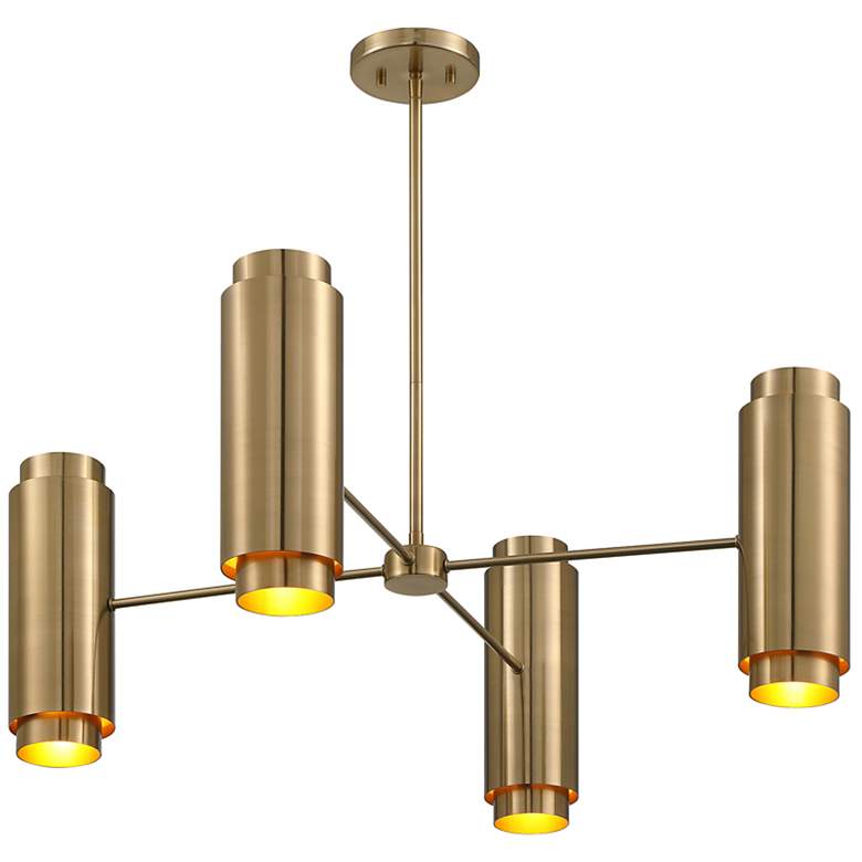 Image 4 Lio 8-Light Chandelier in Noble Brass by Breegan Jane more views