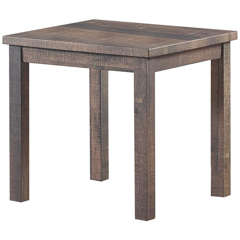 Image 7 Lionne Rustic Natural Wood 3-Piece Coffee Table Set more views