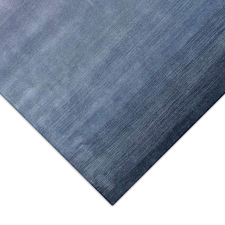 Image 4 Liora Manne Arca 920633 5&#39;x7&#39;6 inch Denim Ombre Wool Area Rug more views