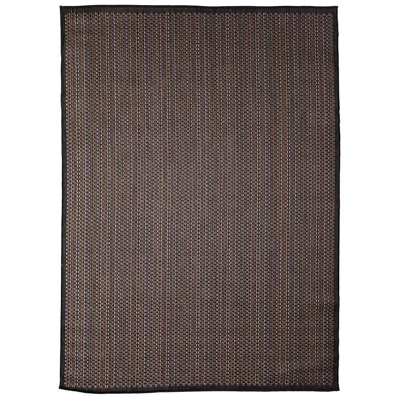 Image 1 Liora Manne Avena Texture Indoor/Outdoor Rug Midnight 5'3" x 7'