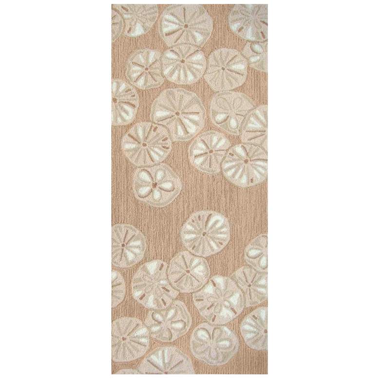 Image 1 Liora Manne Capri Sea Biscuit Indoor/Outdoor Area Rug Natural 2'x5'