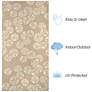 Thumbnail3 of Liora Manne Capri Sea Biscuit Indoor/Outdoor Area Rug Natural 2'x5' more views