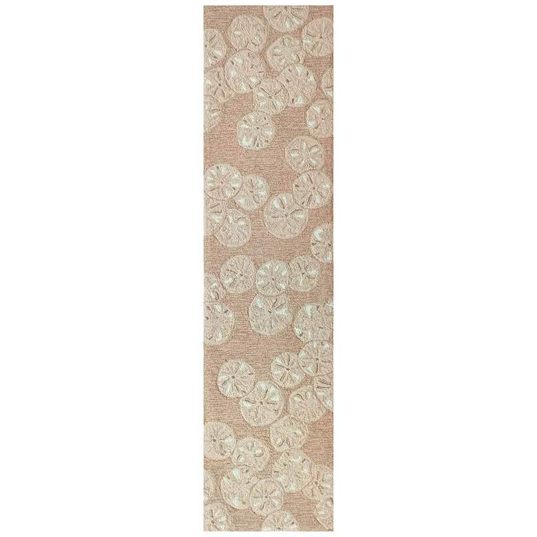 Image 1 Liora Manne Capri Sea Biscuit Indoor/Outdoor Area Rug Natural 2'x8'