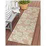 Thumbnail3 of Liora Manne Capri Sea Biscuit Indoor/Outdoor Area Rug Natural 2'x8' more views