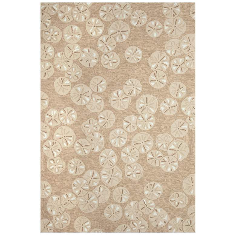 Image 1 Liora Manne Capri Sea Biscuit Indoor/Outdoor Area Rug Natural 3'6"x5'6"