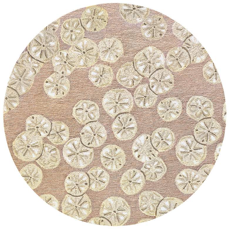 Image 1 Liora Manne Capri Sea Biscuit Indoor/Outdoor Area Rug Natural 5' Round