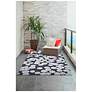 Thumbnail3 of Liora Manne Capri Sea Biscuit Indoor/Outdoor Area Rug Navy 5'x7'6" more views