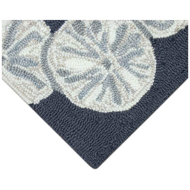 Image 6 Liora Manne Capri Sea Biscuit Indoor/Outdoor Area Rug Navy 7'6"x9'6" more views