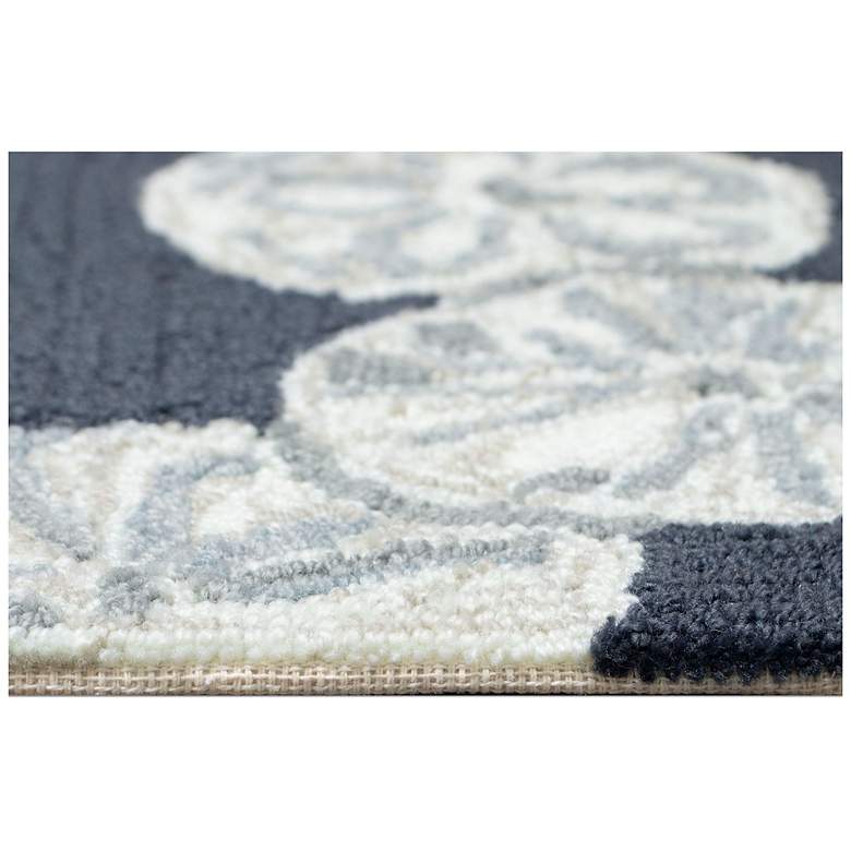 Image 7 Liora Manne Capri Sea Biscuit Indoor/Outdoor Area Rug Navy 7'6"x9'6" more views