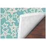 Thumbnail4 of Liora Manne Capri Starfish Indoor/Outdoor Area Rug Aqua 2'x3' more views