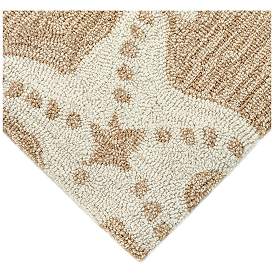 Image5 of Liora Manne Capri Starfish Indoor/Outdoor Area Rug Neutral 2'x3' more views