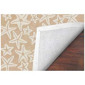 Image5 of Liora Manne Capri Starfish Indoor/Outdoor Area Rug Neutral 2'x5' more views