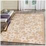 1_Liora Manne Capri Starfish Indoor/Outdoor Area Rug Neutral 7'6"x9'6"