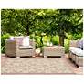 3_Liora Manne Capri Starfish Indoor/Outdoor Area Rug Neutral 7'6"x9'6" more views