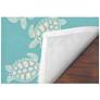 Thumbnail4 of Liora Manne Capri Turtle Indoor/Outdoor Area Rug Aqua 2'x3' more views