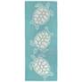 2_Liora Manne Capri Turtle Indoor/Outdoor Area Rug Aqua 2'x5'