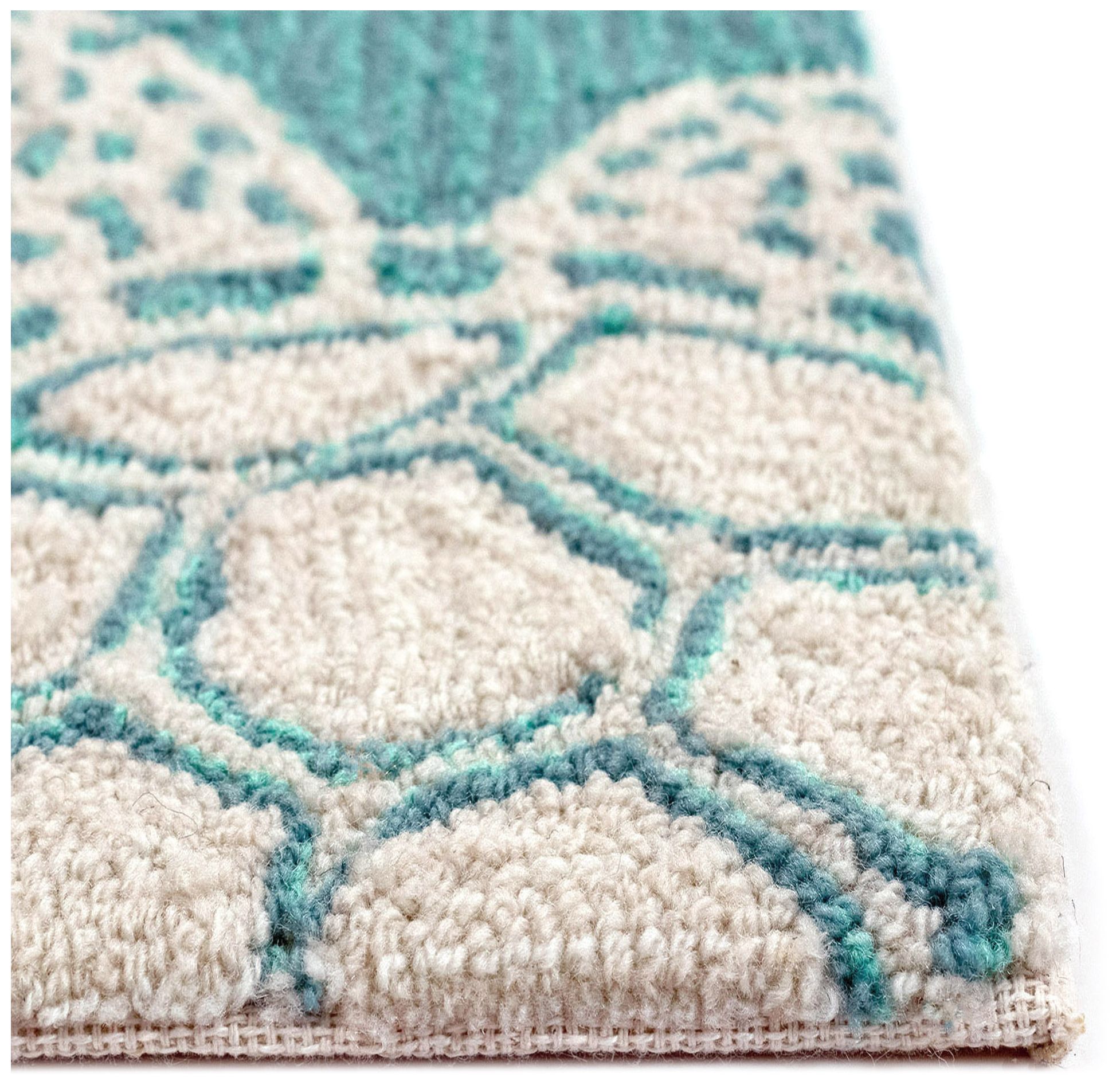 Liora Manne Capri Turtle Indoor/Outdoor Area Rug Aqua 5'x7'6"