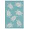 Liora Manne Capri Turtle Indoor/Outdoor Area Rug Aqua 7'6"x9'6"