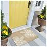 Thumbnail2 of Liora Manne Capri Turtle Indoor/Outdoor Area Rug Neutral 1'8"x2'6" more views